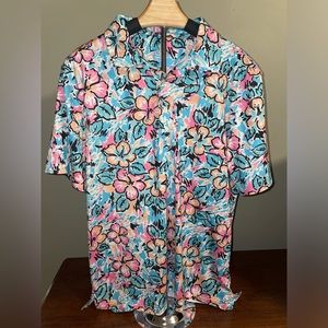 Chubbies Men’s Hawaiian Floral Polo Shirt. Size Medium. Excellent Condition.